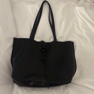 Rebecca Minkoff Black Leather Megan Tote